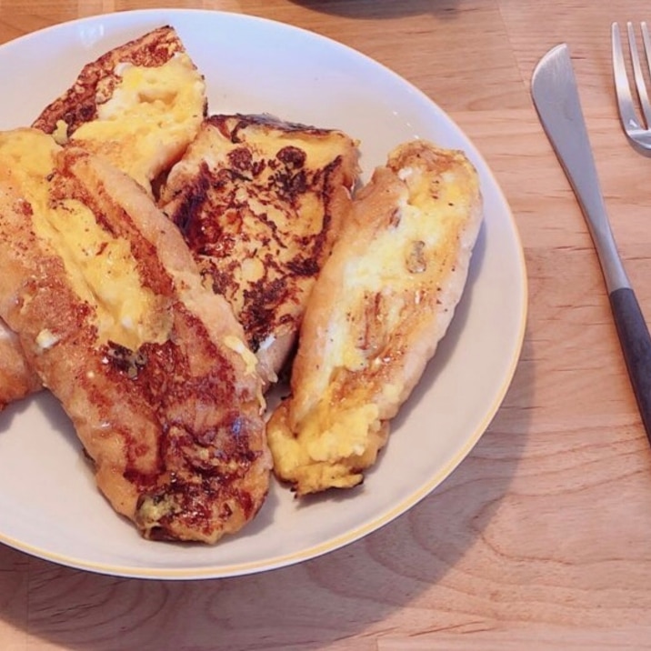 フライパン1つで簡単ランチ☆フレンチトースト